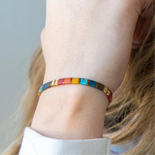 STAINED - Tila Bead Bracelet | Single Mack & Rex