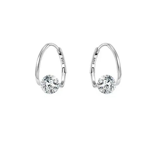 REINA - Gold OR Silver Zircon Earrings Mack & Rex