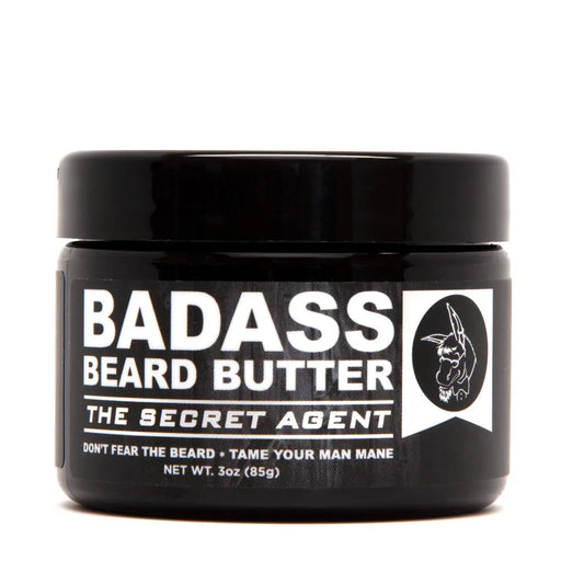 The Secret Agent Beard Butter Badass Beard Care