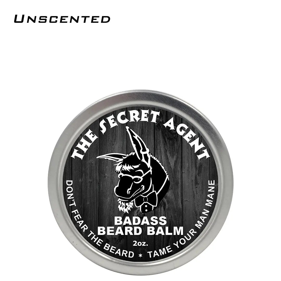 The Secret Agent Beard Balm Badass Beard Care