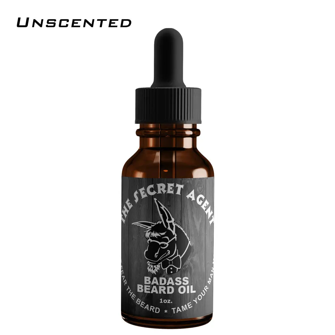 The Secret Agent Beard Oil Badass Beard Care