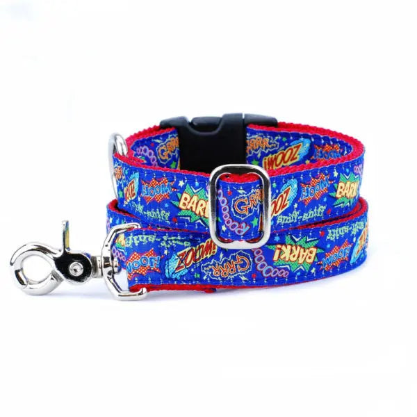 1″ Super Dog Essential Buckle Martingale Dog Collar 2 Hounds Design