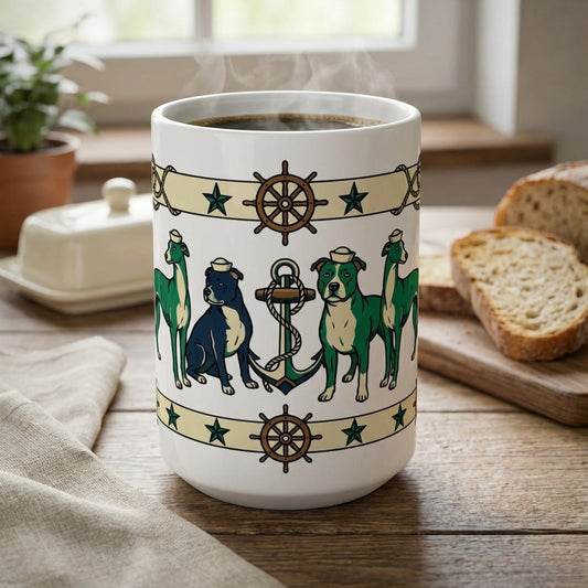 Tattoo Parlor Pups - Salty Sea Dogs 15oz Mug