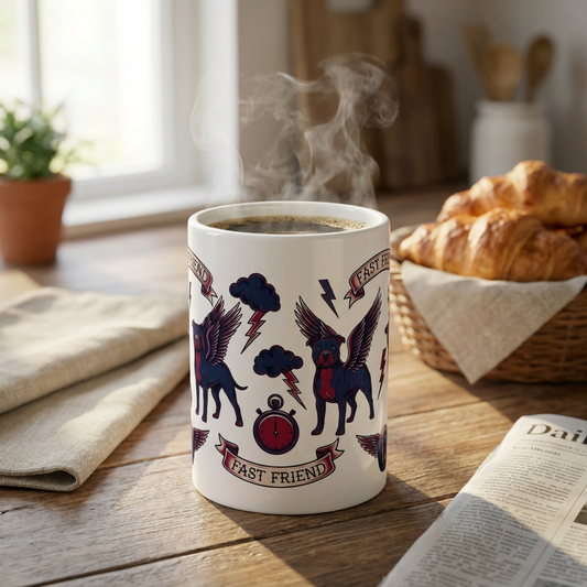 Tattoo Parlor Pups - Winged Wanderers 15oz Mug