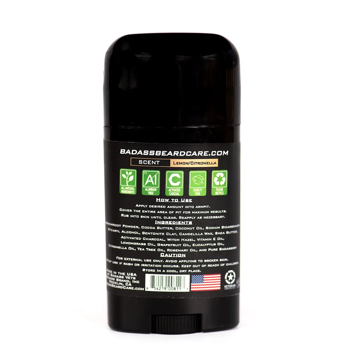 The Bushwhacker Deodorant Stick Badass Beard Care