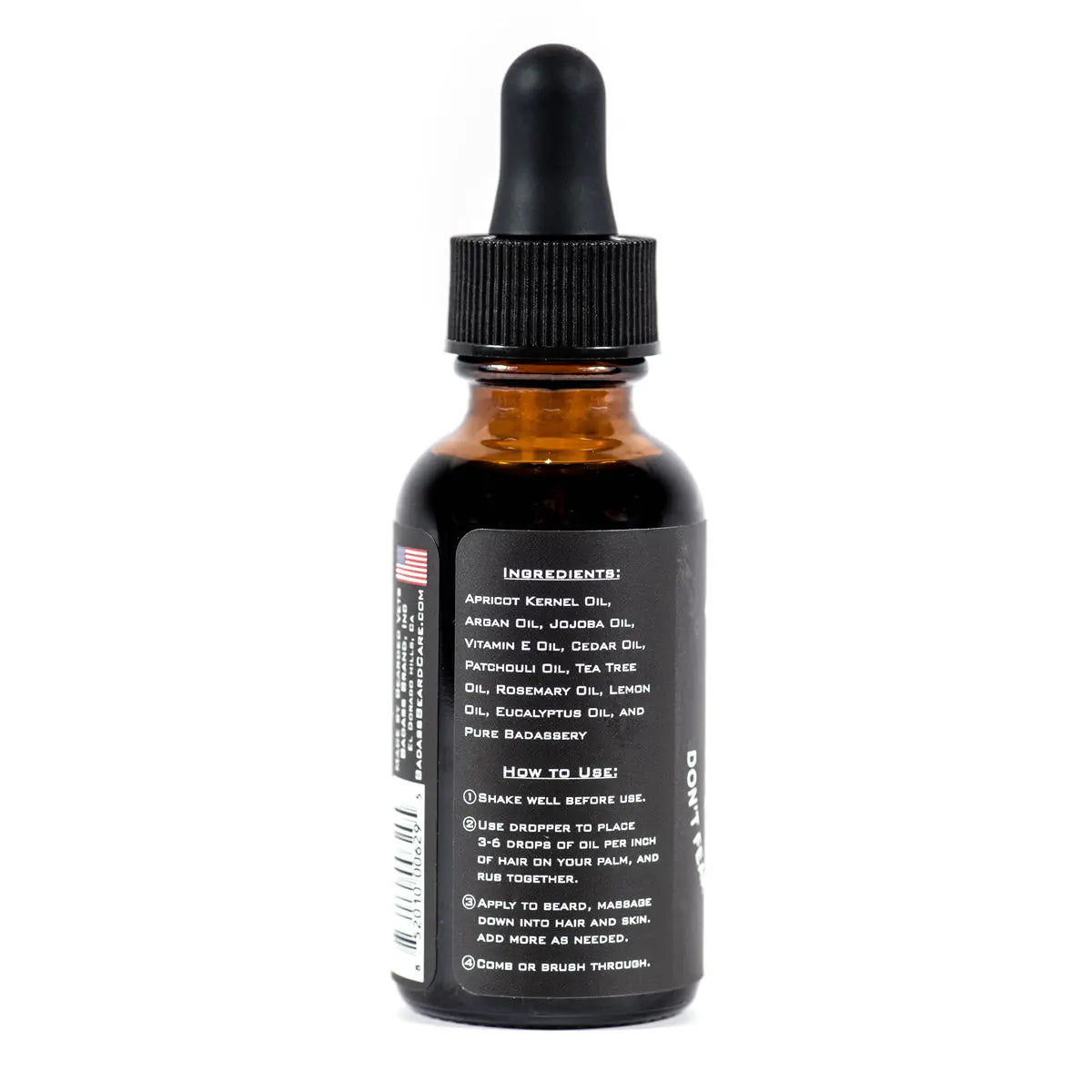 The Patriot Beard Oil Badass Beard Care