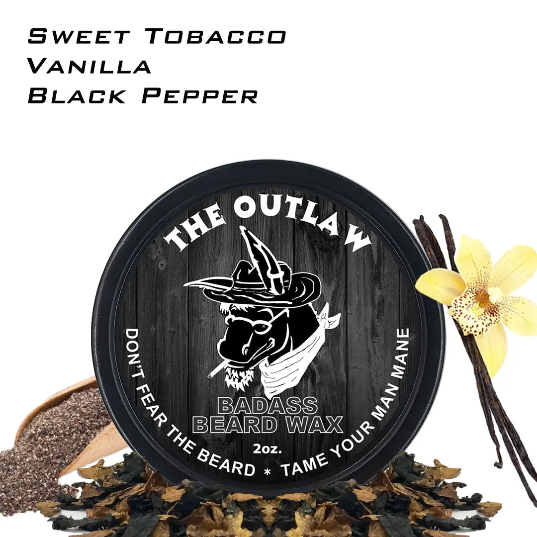 Badass Beard Wax - The Outlaw Badass Beard Care