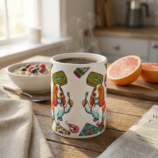 Tinned Fish Pups - Caper & Dill Delight 15oz Mug