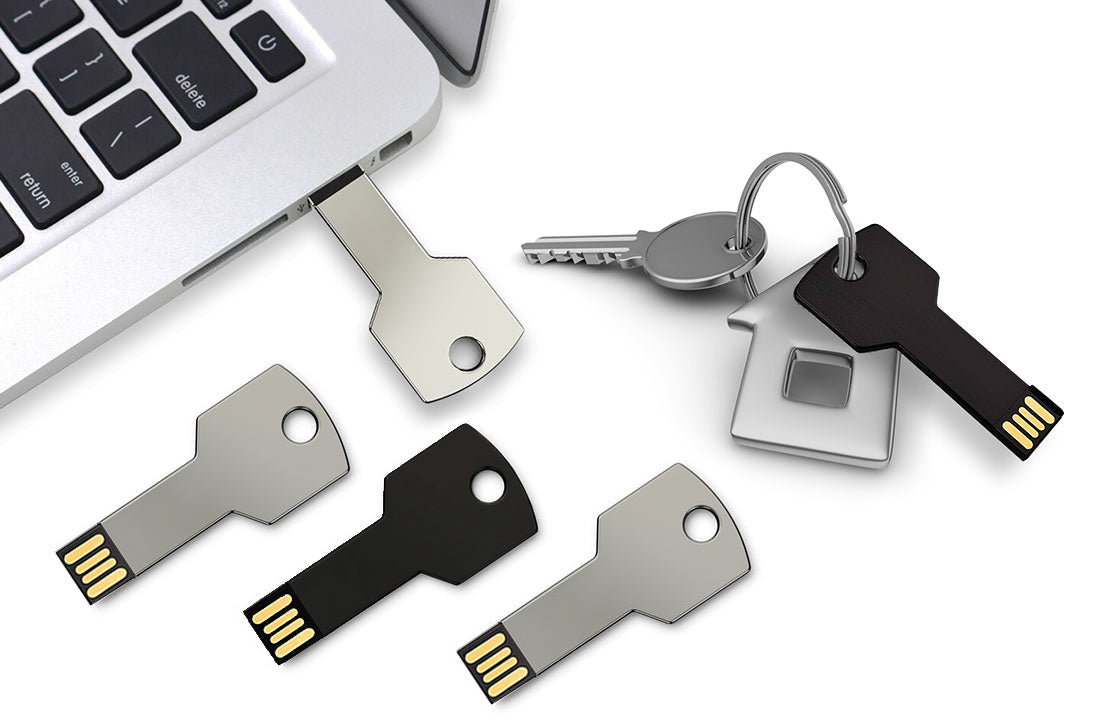 Unprinted Key Flash Drive