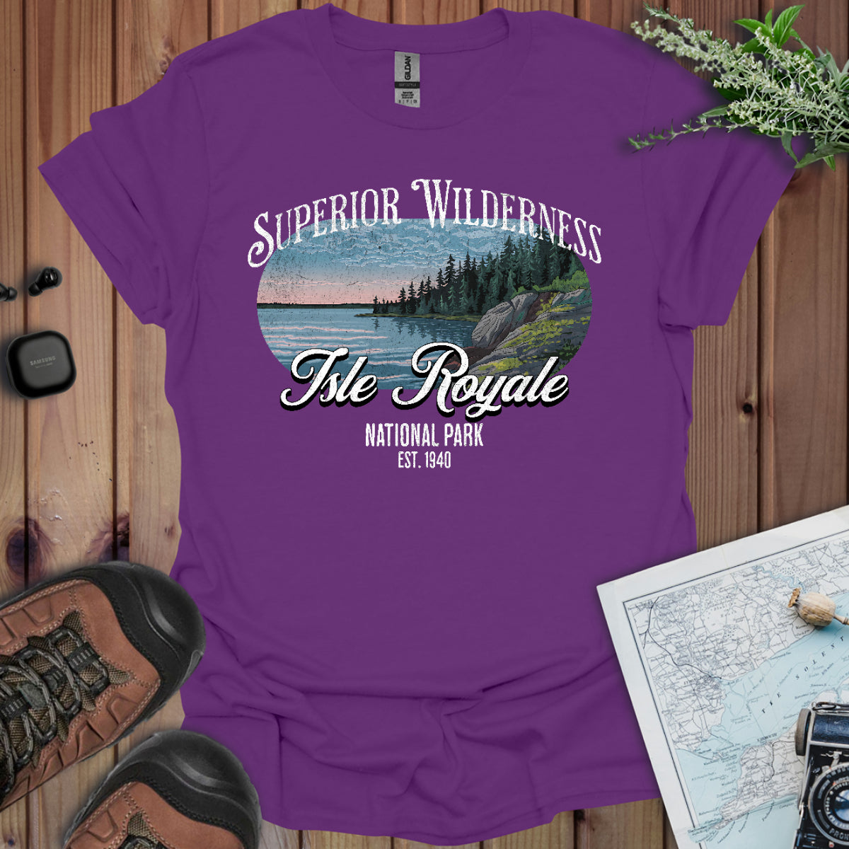 Isle Royale National Park T-Shirt Superior Wilderness
