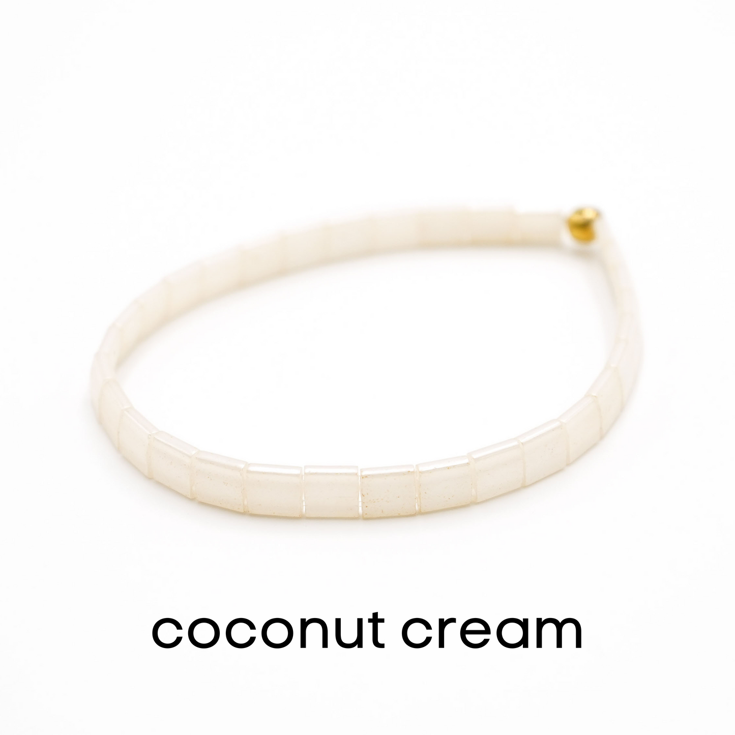 VANILLA BLUSH - Tila Bead Bracelets