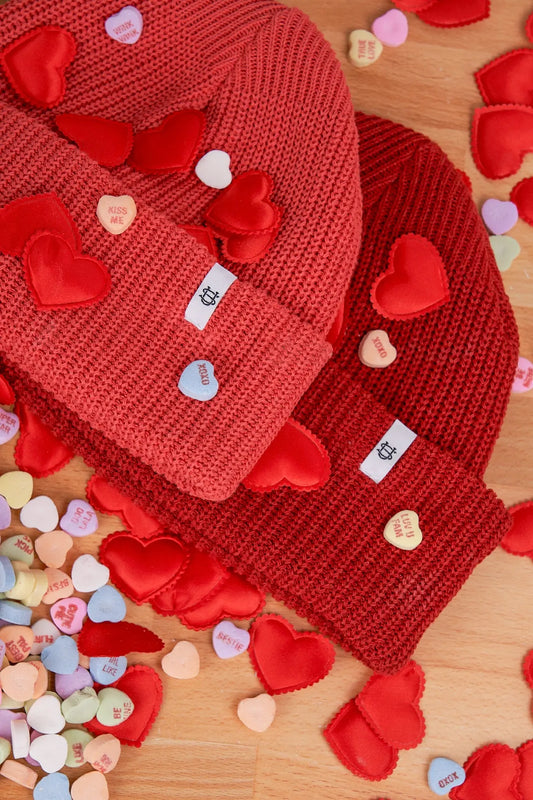 Crimson Upcycled Cotton Watchcap UPSTATE STOCK