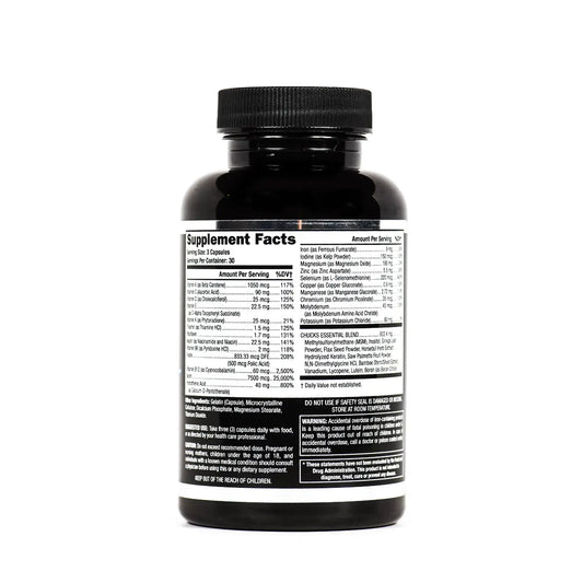 Chucks Essentials - The Bearded Mans Multivitamin V 3.0 Badass Beard Care