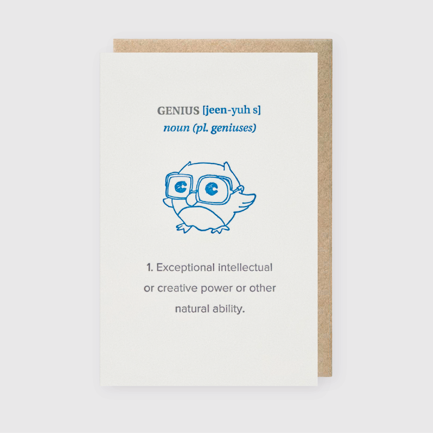 Genius Greeting Card (*Ltd)