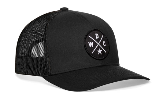 Washington DC Trucker Hat | Black WDC X Snapback
