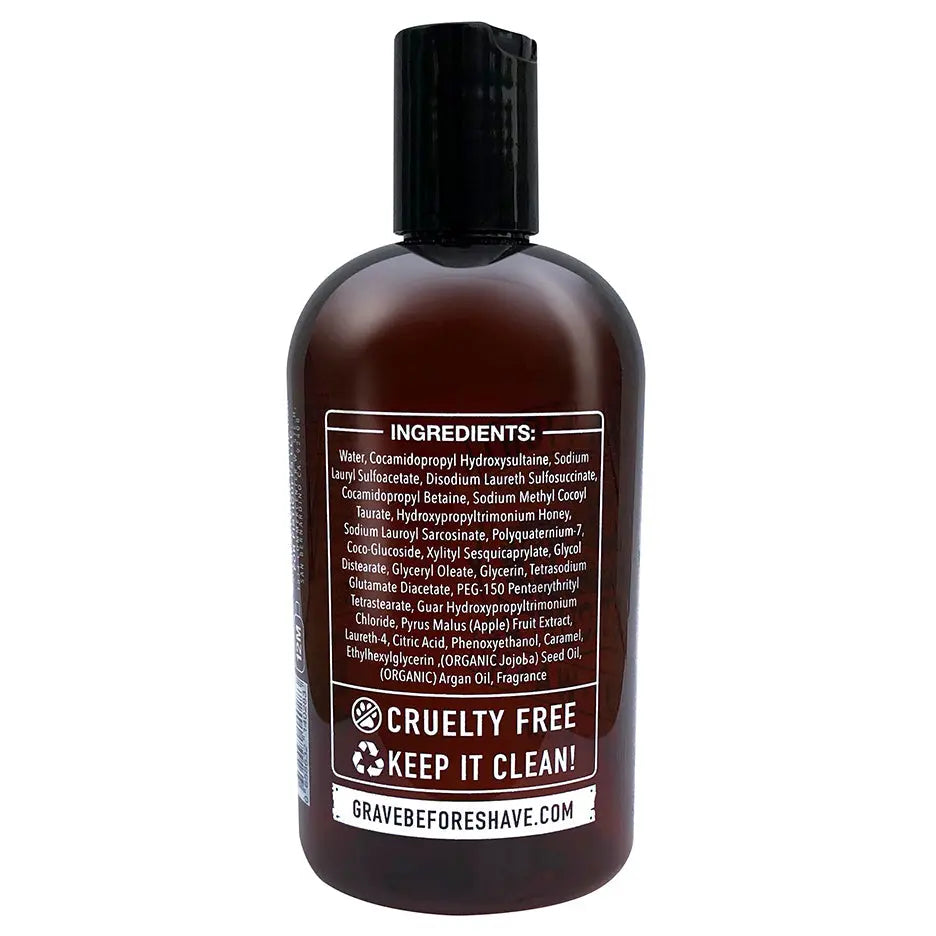 Fisticuffs Bay Rum Body Wash 12 oz. Bottle Grave Before Shave