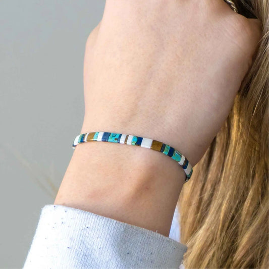 WINTER HARBOR - Tila Bead Bracelet | Single Mack & Rex