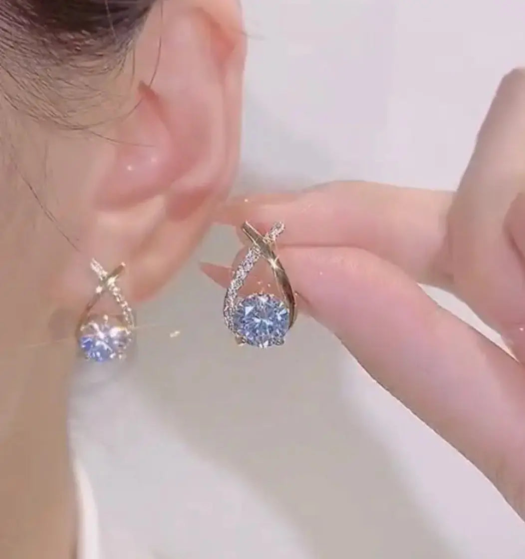 ZARA SILVER - Sterling Silver Zircon Earrings Mack & Rex