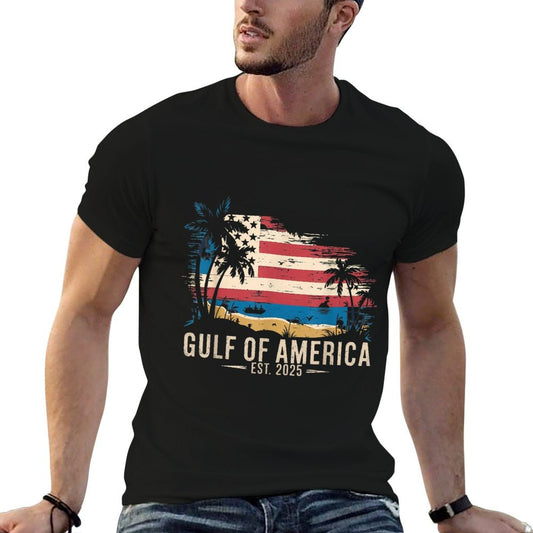 Vintage Gulf Of USA America Gulf of Mexico Or America Durable T-Shirt
