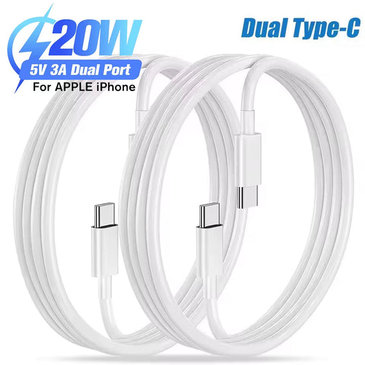 1-3Pcstype C to Type C Fast Charing Line for Iphone 16 15 Pro Max plus Xiaomi Samsung Huawei Quick Charge USB C Cables Data Cord