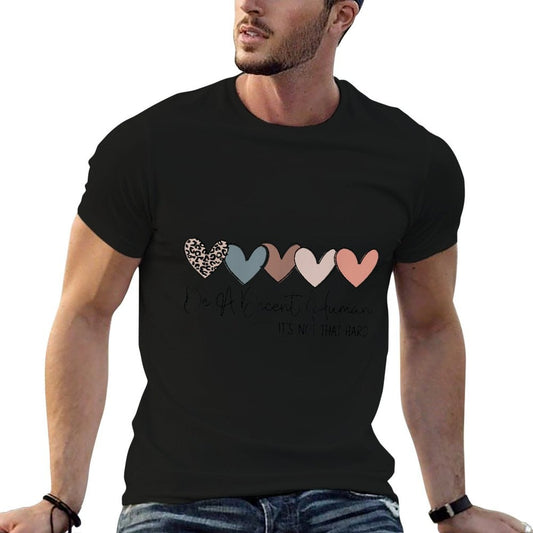 Heart Retro Vintage Be A Decent Human Its Not That Hard Affordable Price T-Shirt