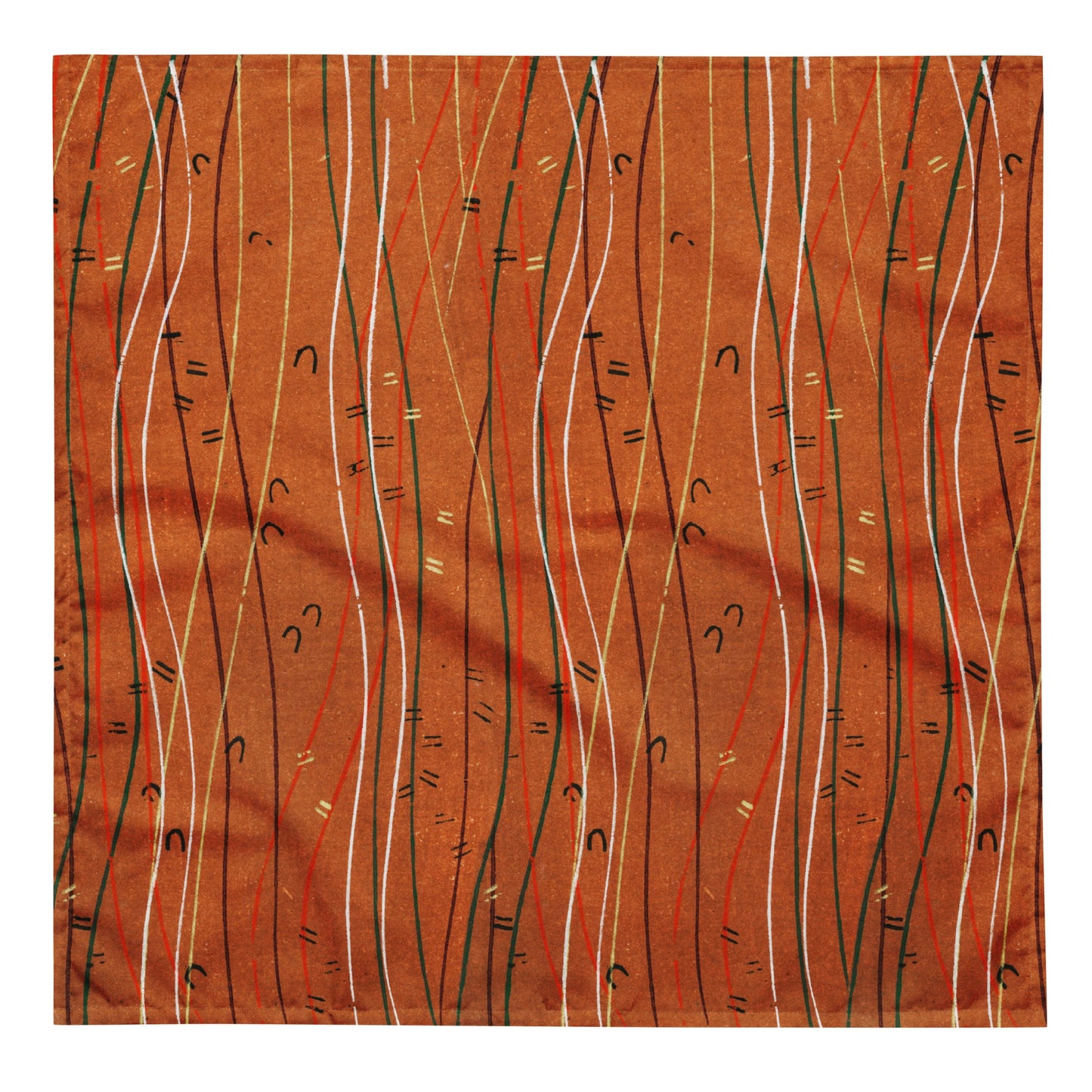 Sebastian & Clementine Orange Shima-Shima Bandana For Dogs and Cats