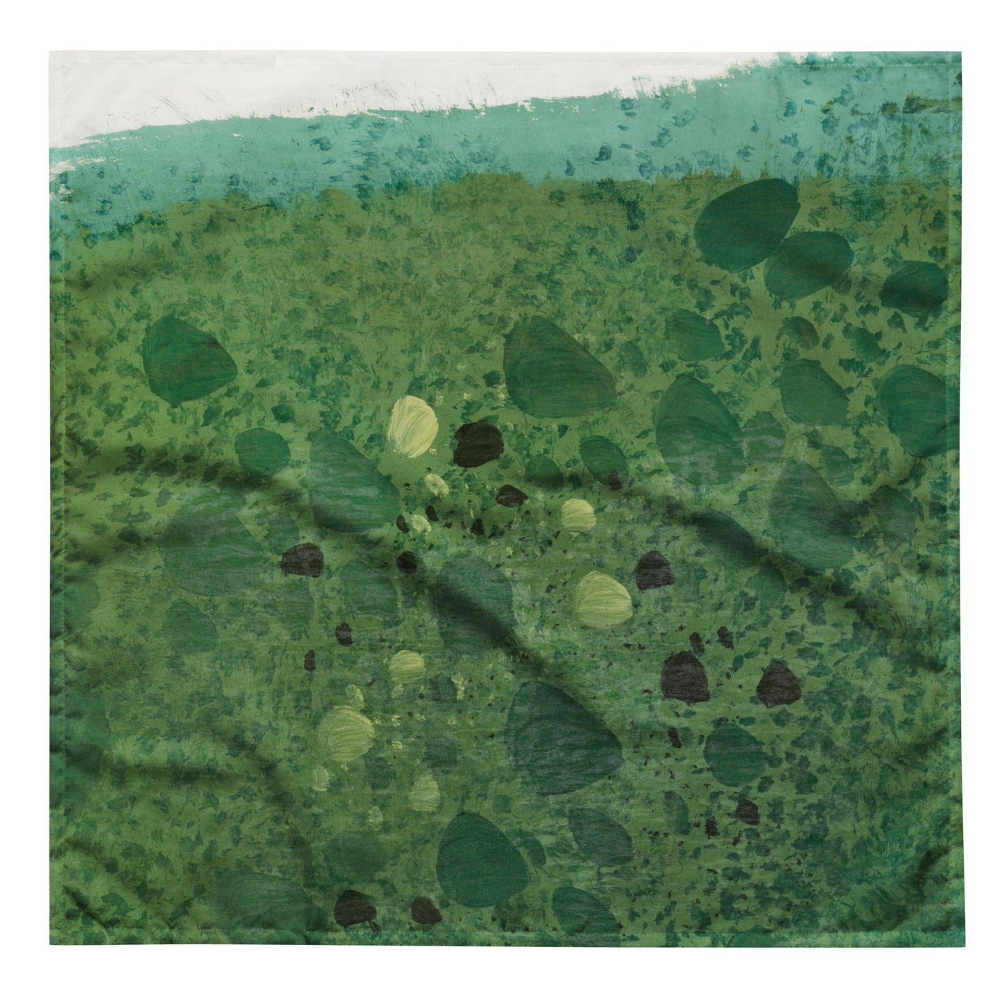 Sebastian & Clementine Green Sidewall Bandana For Dogs and Cats
