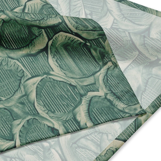 Sebastian & Clementine Green Paint Bandana For Dogs and Cats