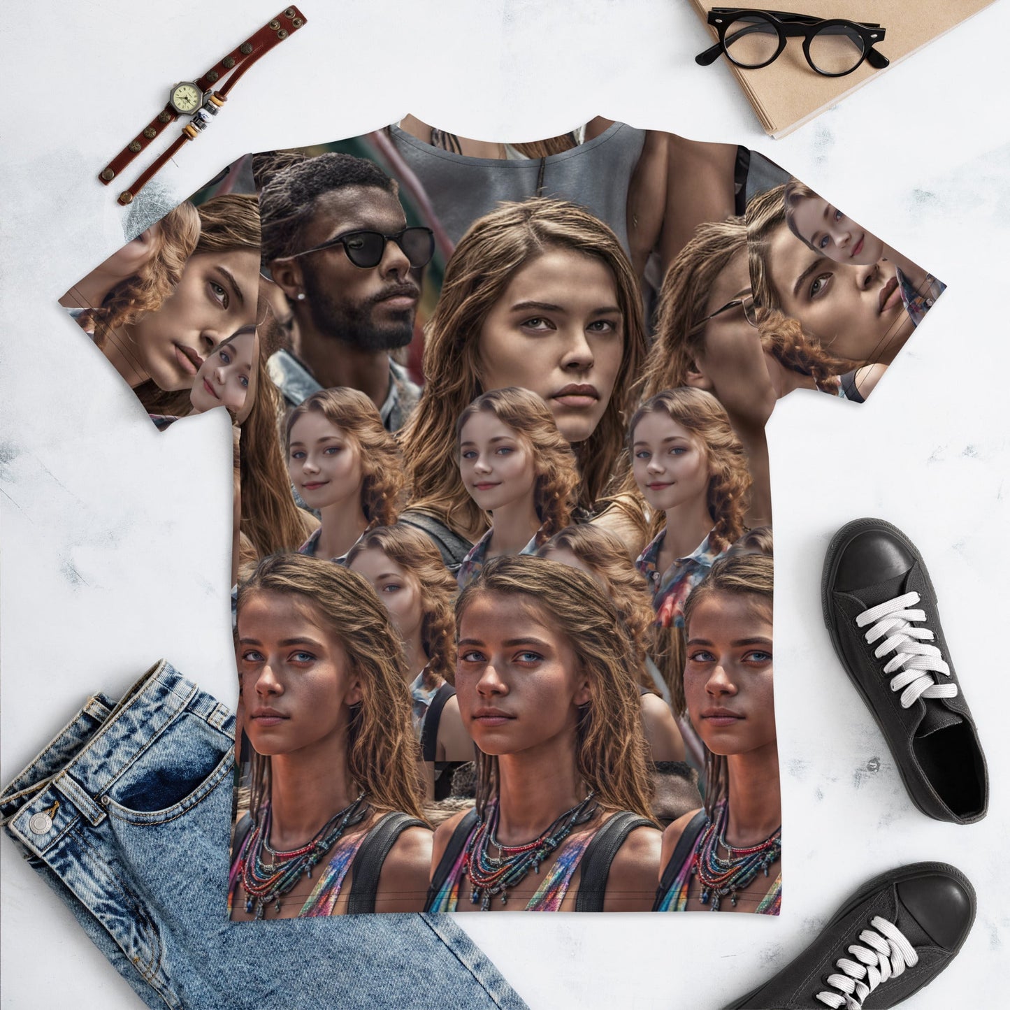 Banish Big Brother Anti-Facial Recognition Women's T-shirt