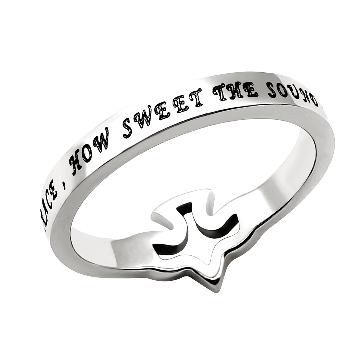 CZ Dove Ring