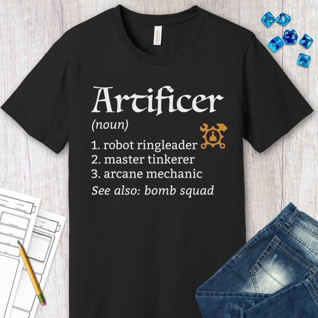 Artificer Class Definition D&D T-Shirt