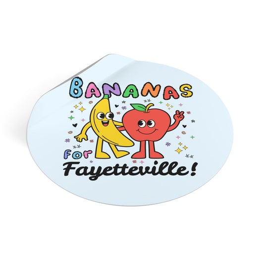 Bananas for Fayetteville Sticker