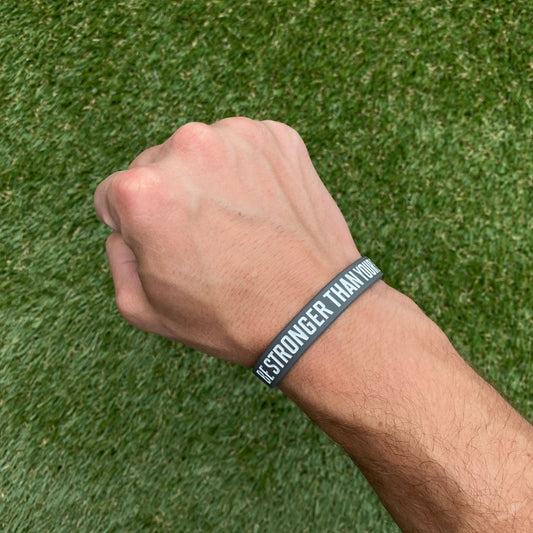 BE STRONGER THAN YOUR EXCUSES Wristband Elite Athletic Gear