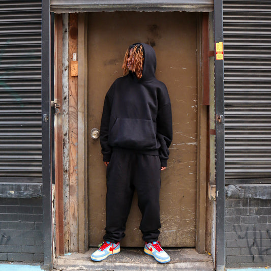 Bundle Of Three Black Oversized Hoodies