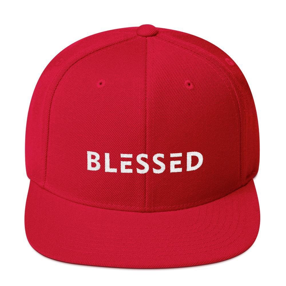 Blessed Flat Brim Snapback Hat