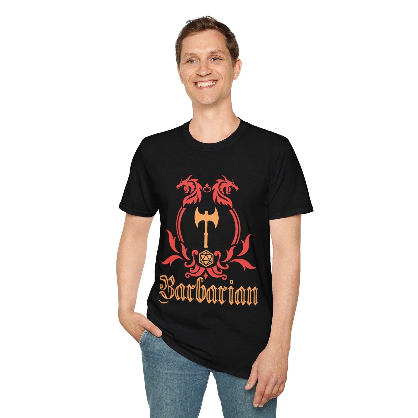 D&D Barbarian Class Emblem T-shirt