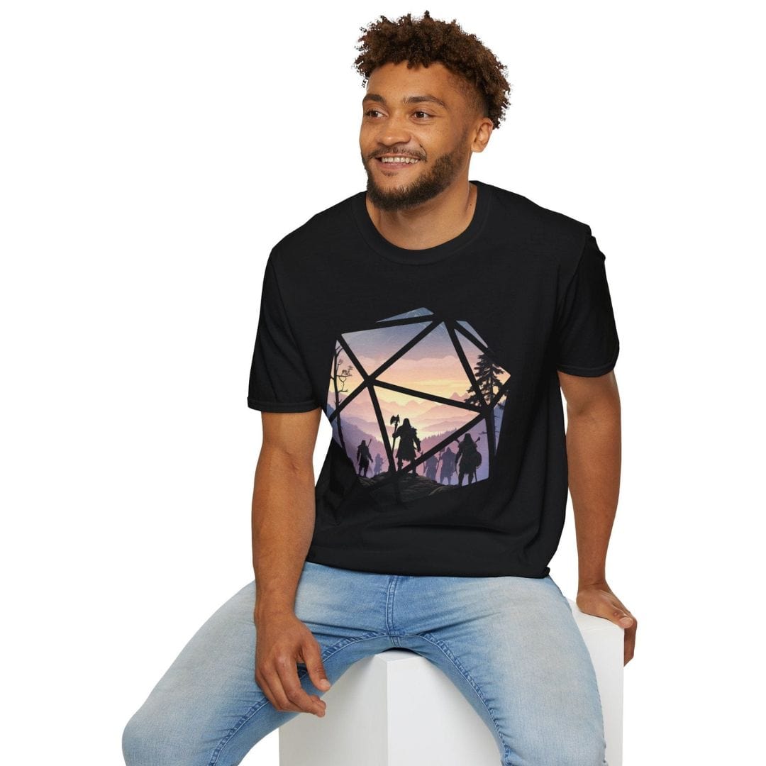 D&D D20 Landscape T-shirt