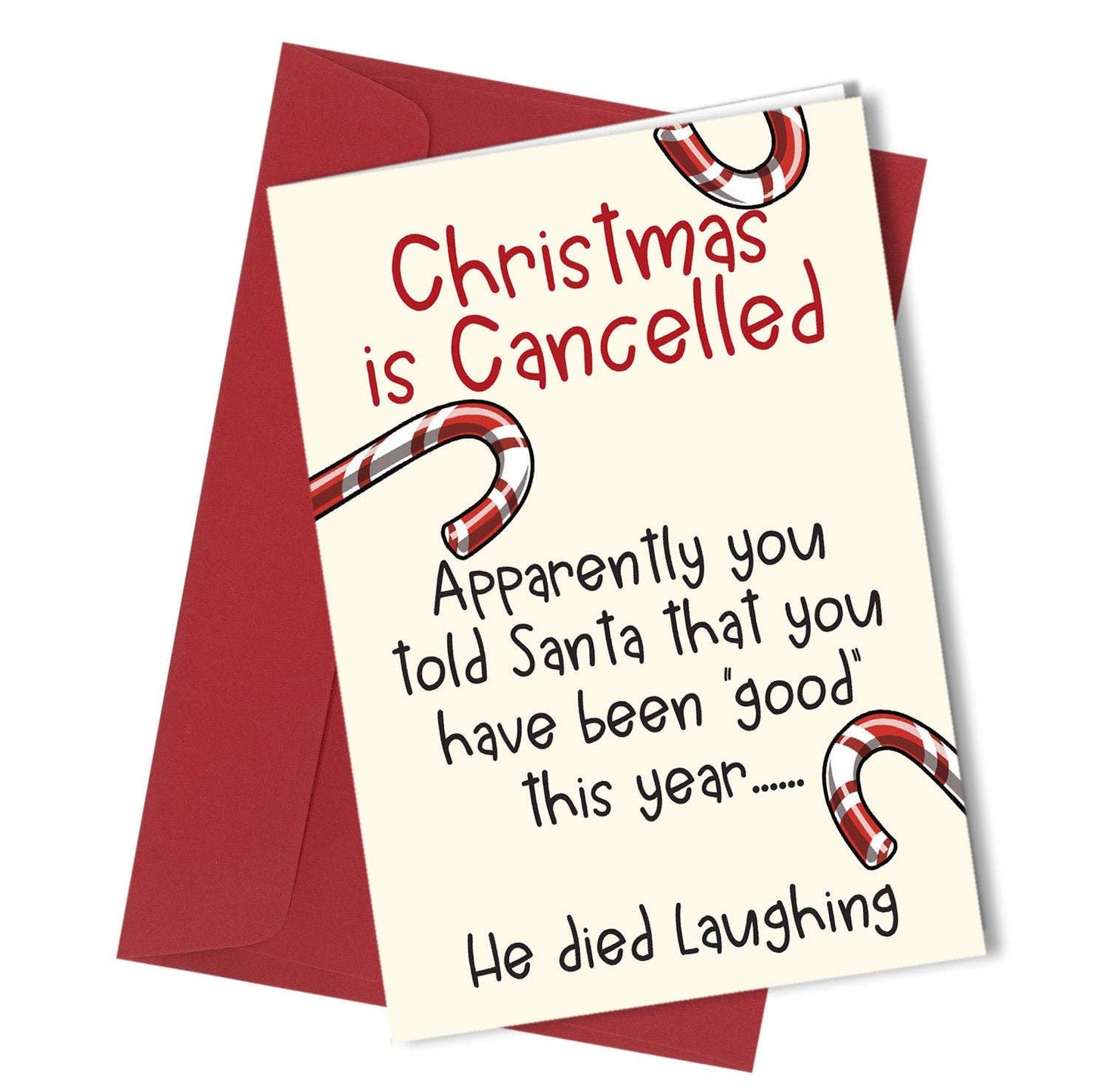 #344 Cancelled Christmas Card