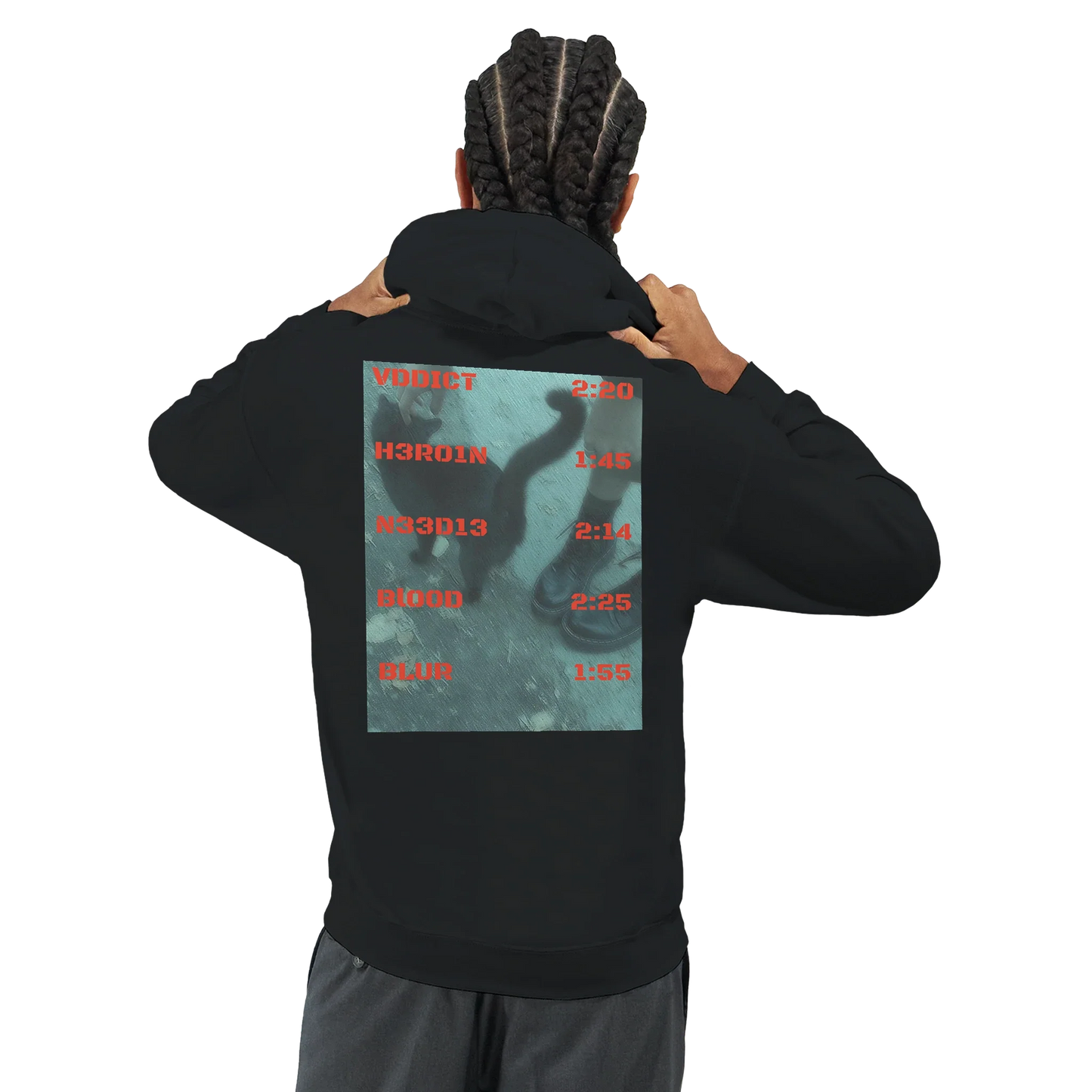 IMMXRTVLCULT LIVKID album cover “TOBEAPOPPY” hoodie