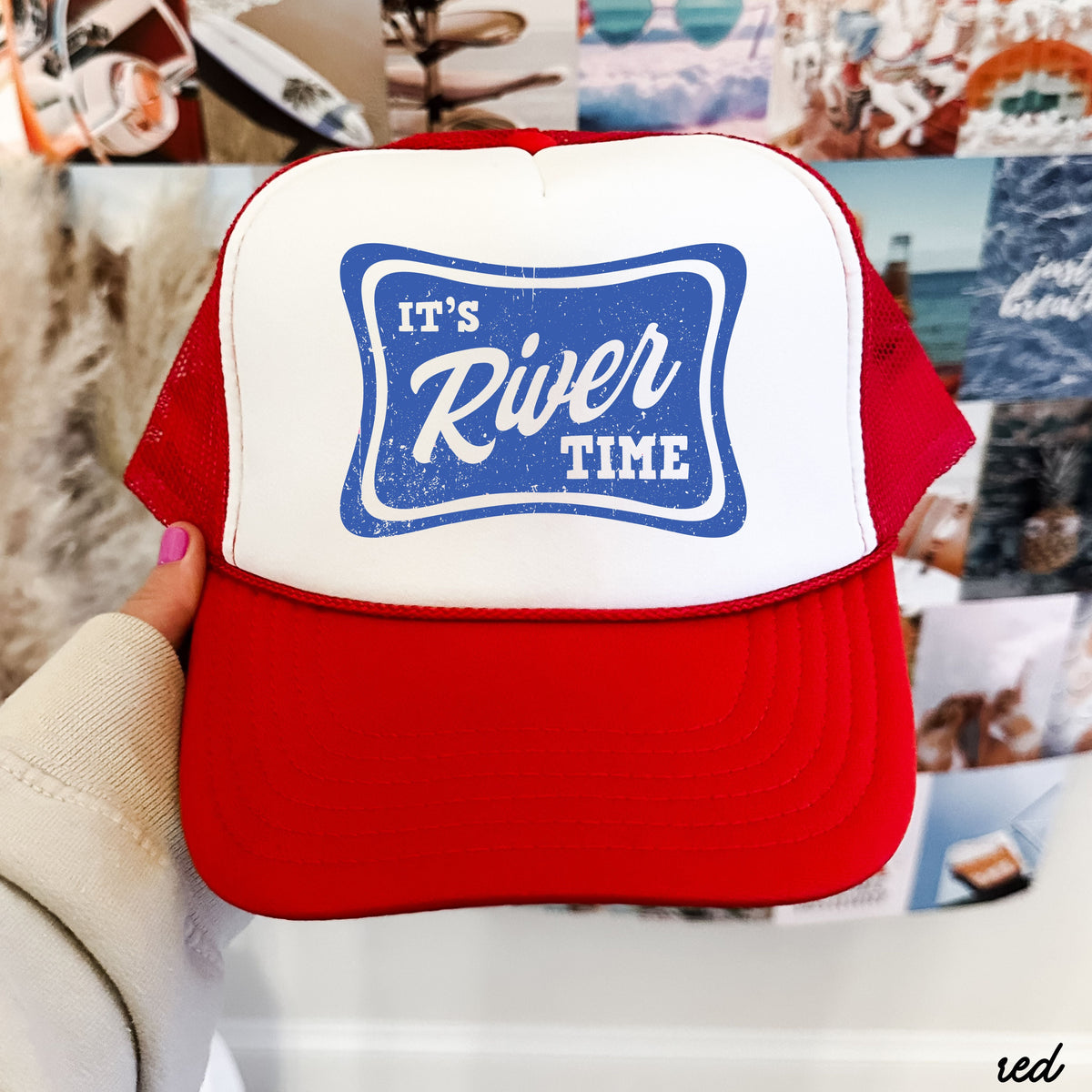It's River Time Trucker Hat *9 COLORS