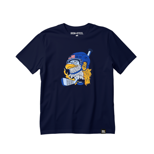 USA Bald Eagle Mullet Hockey T-Shirt