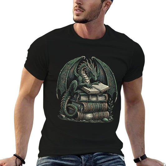 Bookworm Dragons Reading Book Affordable Price T-Shirt