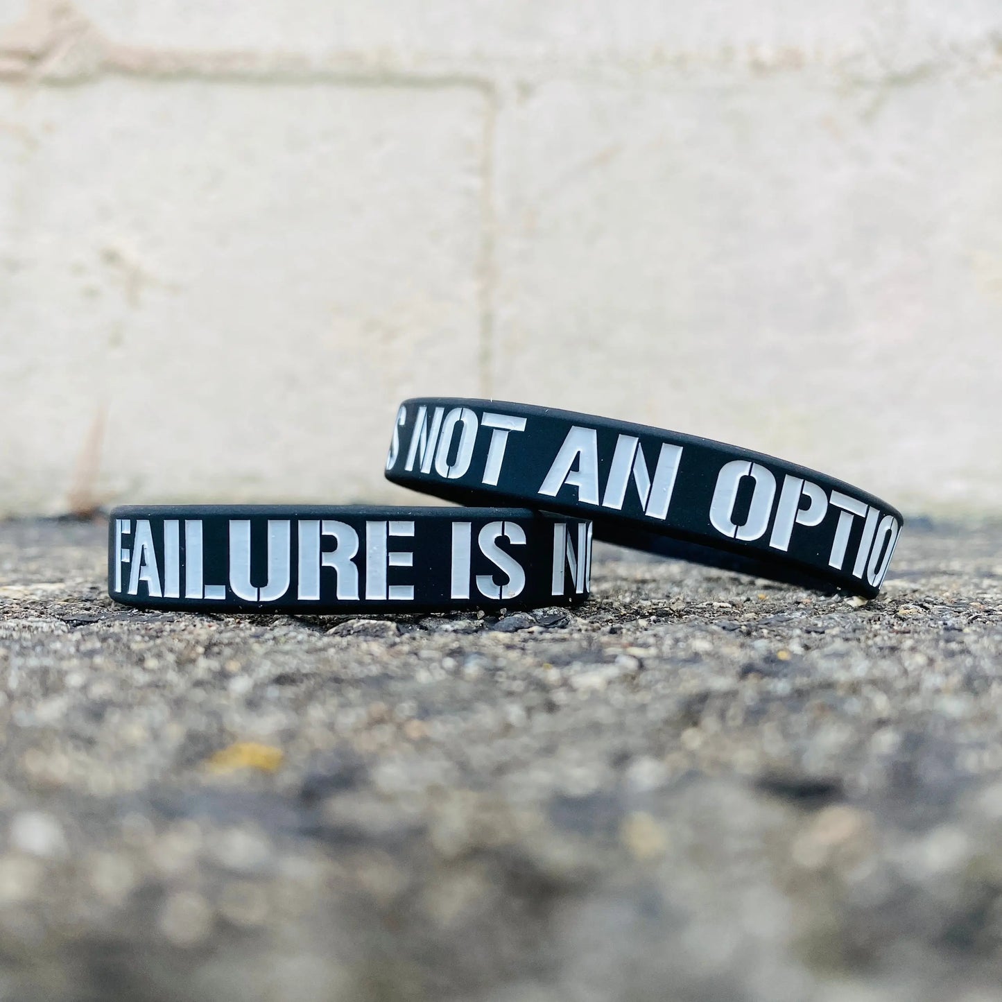 FAILURE IS NOT AN OPTION Wristband Elite Athletic Gear