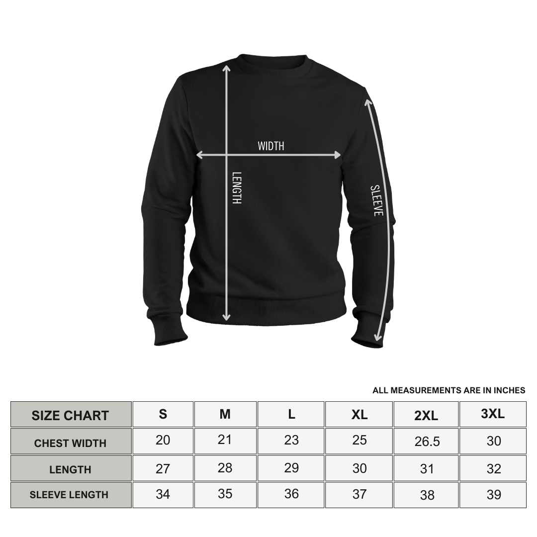 Feral Blackout Embroidered Sweatshirt