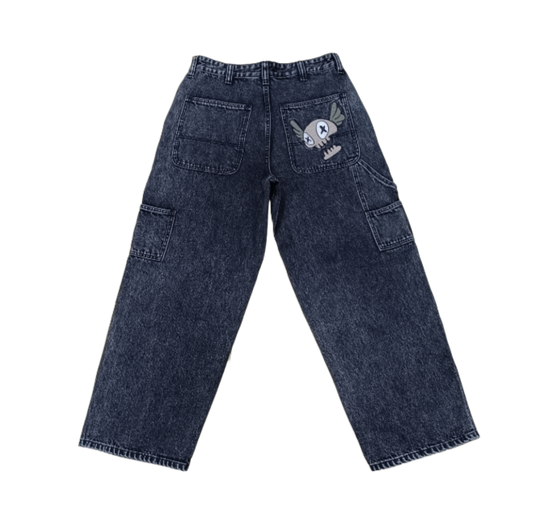Mynd Eyes Baggy Denim Double Knee Pants