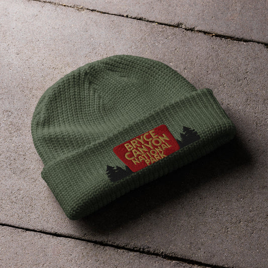 Bryce Canyon National Park Embroidered Wharf Beanie