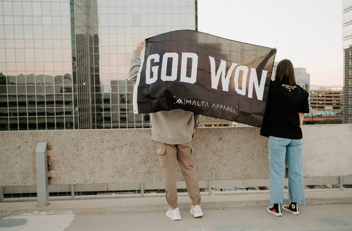 ‘God Won’ Flag