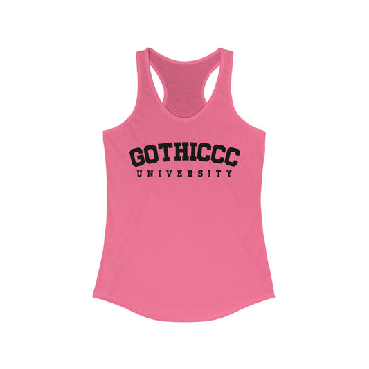 Gothiccc University Women's Racerback Tank