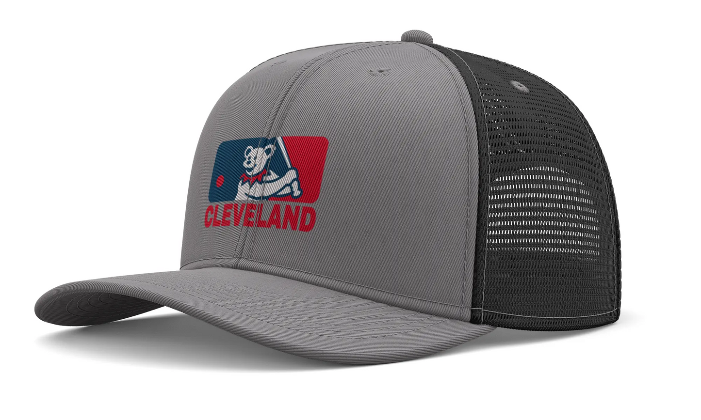 Cleveland Guardians Original Dancing Bear MLB Grateful Dead Trucker Cap