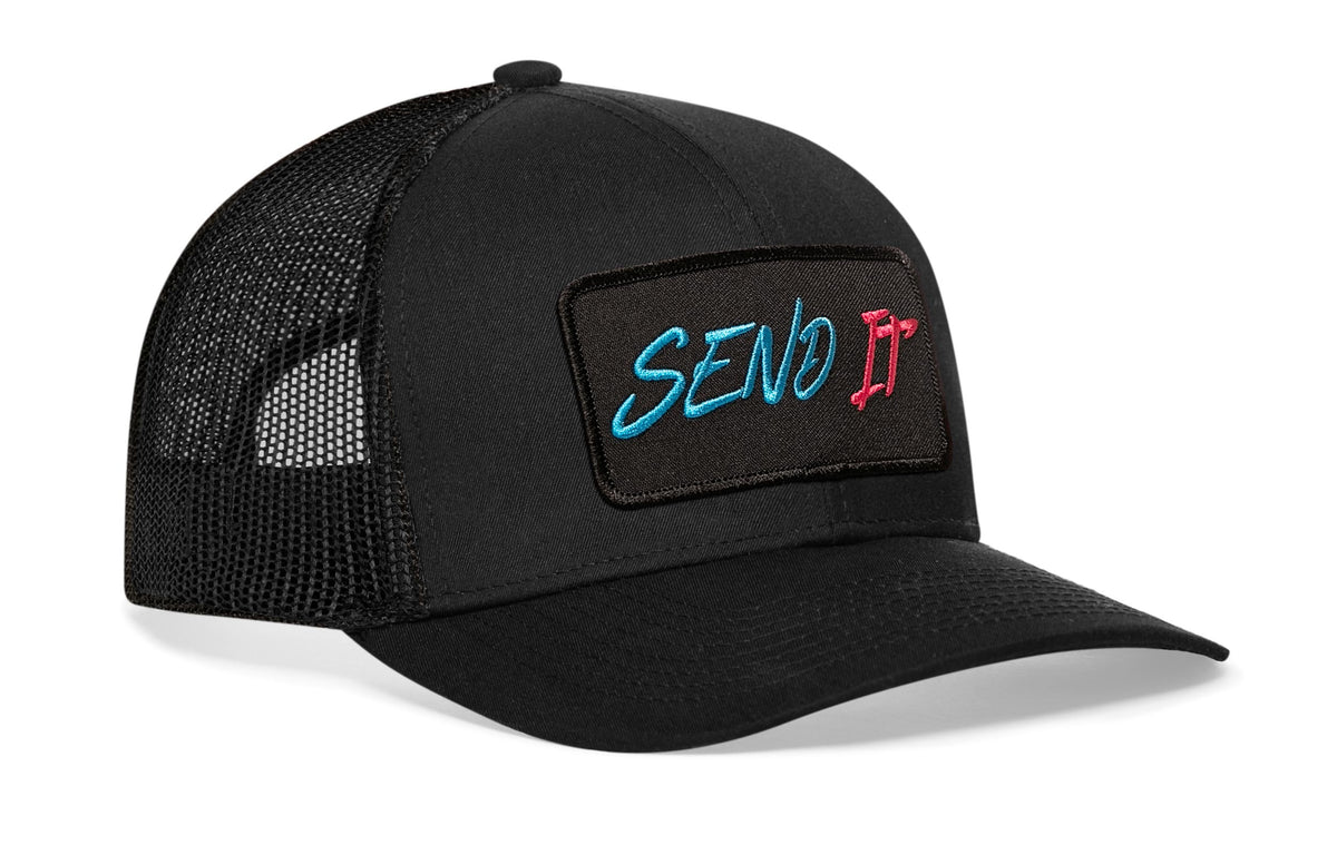 Send It Trucker Hat | Black Snapback